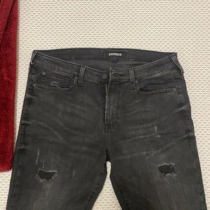 Mens Express Black Jeans